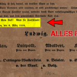 Wie eine angebliche SA-Parole zur politischen Waffe wird Proklamation König Ludwigs I. von Bayern vom 6. März 1848 - Alles für Deutschland