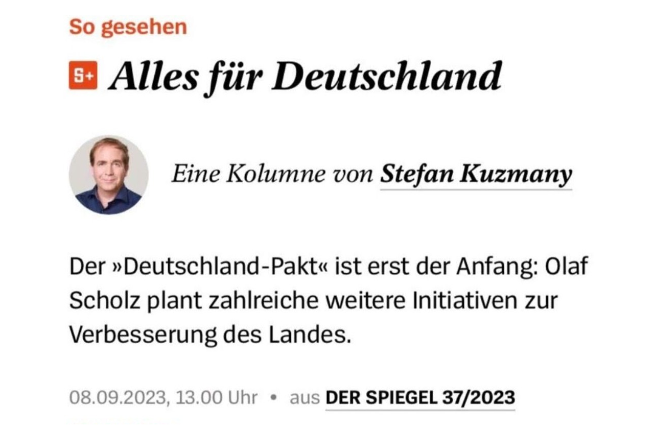 Stefan Kuzmany, alles für Deutschland