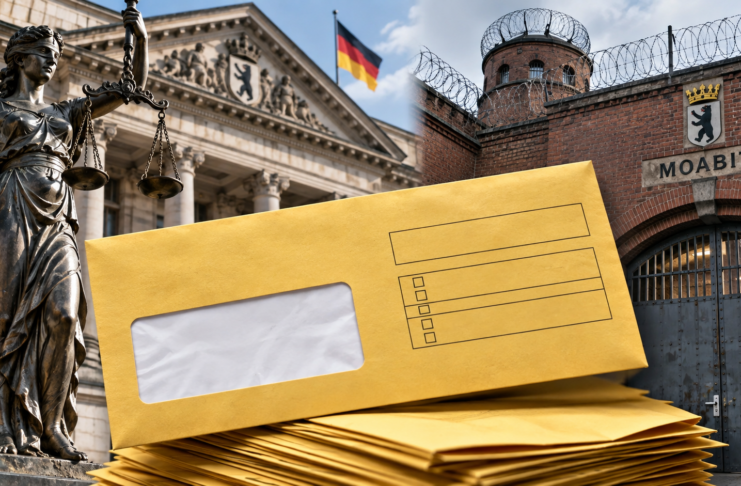 Berlin: Straftäter müssen ins Gefängnis – aber der Justiz fehlen die Briefumschläge