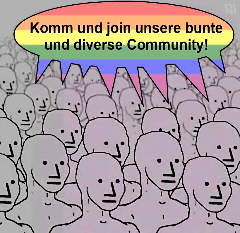 Die intellektuelle Einfalt/Homogenität der Diversen