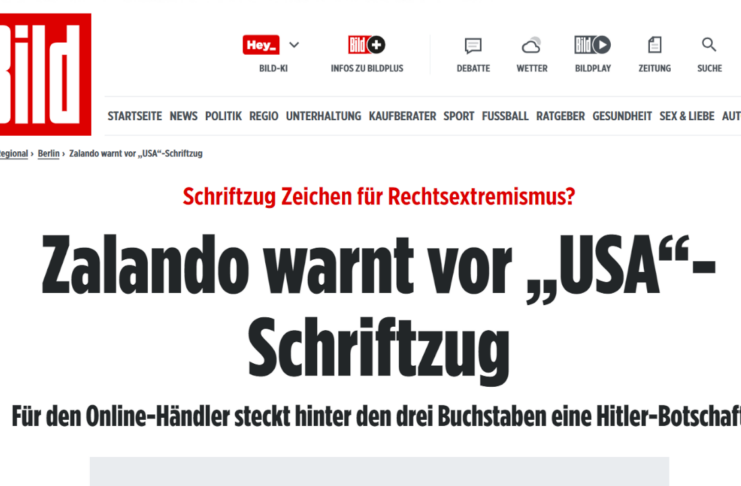 Wer überall Zeichen des Bösen sieht … Die Abkürzung USA steht angeblich für "Unser seliger Adolf"