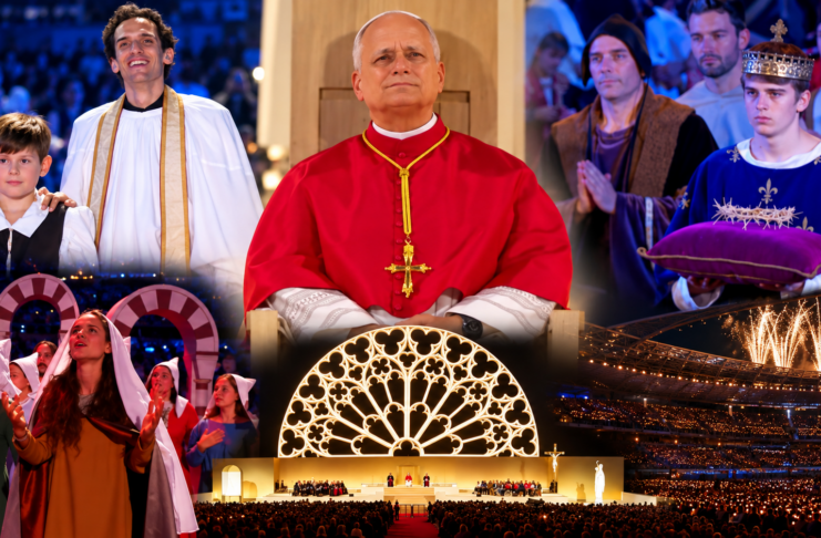 Gegenprogramm zur Olympia-Show: Frankreich, die älteste Tochter der Kirche erwacht