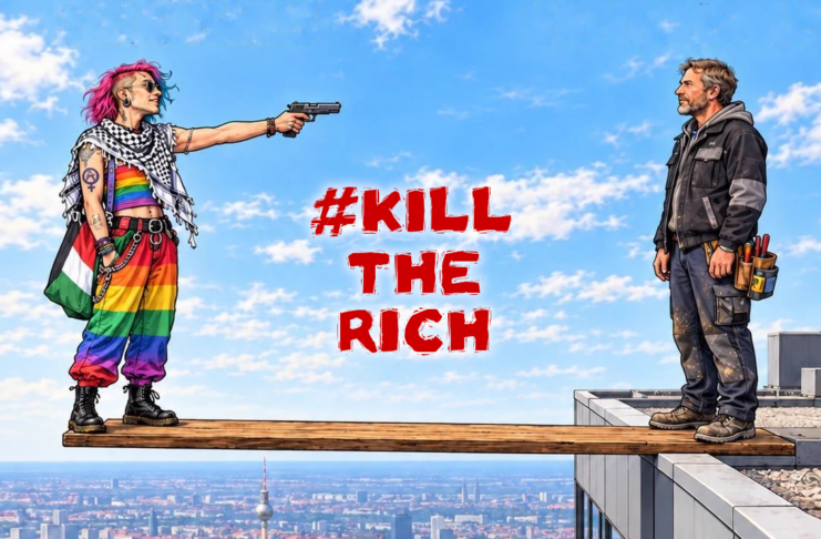 Wenn Linke am Ast sägen, auf dem sie sitzen Eat the rich. Wenn Linke am Ast sägen, auf dem sie sitzen