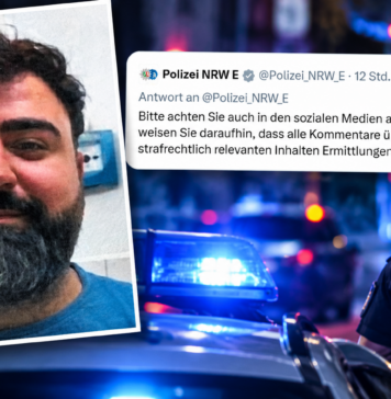 Bewaffnete Verbrecher auf der Flucht – Polizei kontrolliert die Wortwahl der Bürger auf X