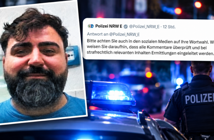Bewaffnete Verbrecher auf der Flucht – Polizei kontrolliert die Wortwahl der Bürger auf X